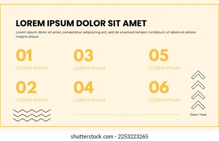 Layout design for social media post, landing page template