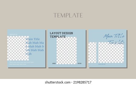 Layout Design Template 