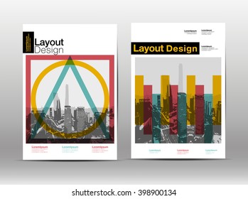 layout design, template, abstract background