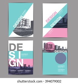 layout design, template, annual report, abstract background