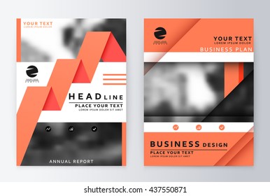 Layout design template, annual report brochure. Business flyer design template. 
