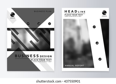 Layout design template, annual report brochure. Business flyer design template. 