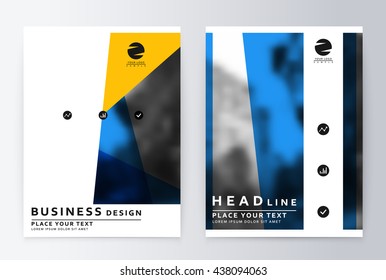 layout design template, annual report brochure. Business flyer design template.Leaflet cover presentation layout in A4 size.