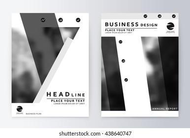 layout design template, annual report brochure. Business flyer design template. Business paper. Leaflet cover presentation layout in A4 size.