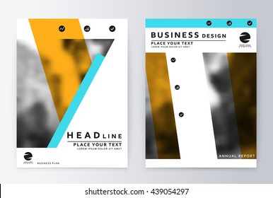 layout design template, annual report brochure. Business flyer design template. Business paper. Leaflet cover presentation layout in A4 size.