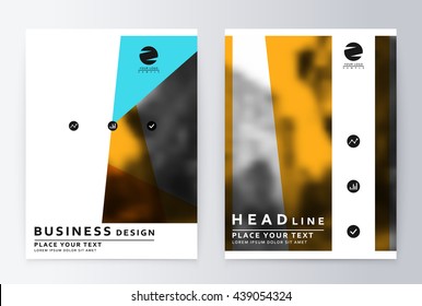 layout design template, annual report brochure. Business flyer design template. Business paper. Leaflet cover presentation layout in A4 size.