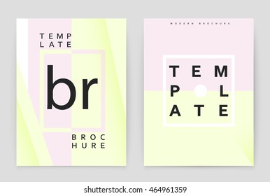 Layout design template, annual report brochure. Business flyer design template.