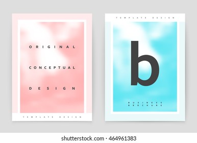 Layout design template, annual report brochure. Business flyer design template.