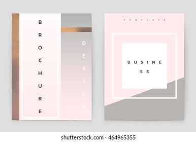 Layout design template, annual report brochure. Business flyer design template.
