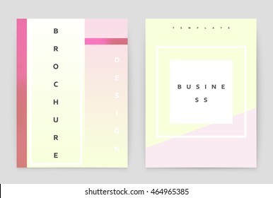 Layout design template, annual report brochure. Business flyer design template.