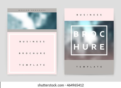 Layout design template, annual report brochure. Business flyer design template.