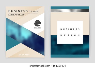 Layout design template, annual report brochure. Business flyer design template.