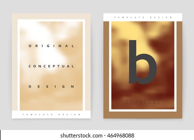 Layout design template, annual report brochure. Business flyer design template.