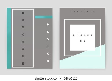 Layout design template, annual report brochure. Business flyer design template.