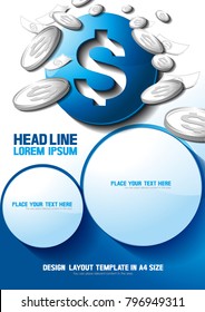 layout design template background. Business Vector illustration. you can place relevant content on the area.