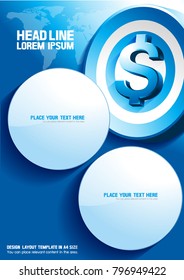 layout design template background. Business Vector illustration. you can place relevant content on the area.