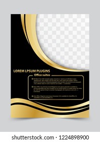Layout Design Template Brochure Flyer for your business. Vector background