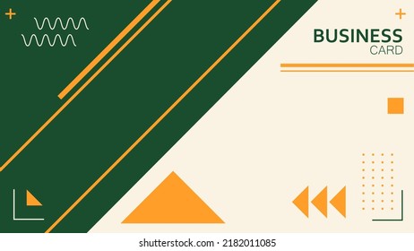 Layout Design Vorlage Corporate Visitenkarte einfache Vektorgrafik.