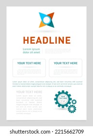 Layout Design Template, Cover Book, Geographic Abstract Background. Vector illustration.