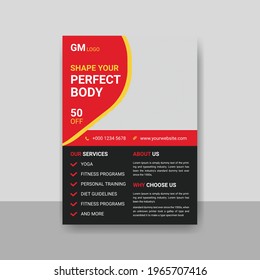 Layout design template for fight event or other sport event. Can be adapt to Brochure, Annual Report, Magazine, Poster.