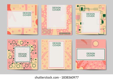 Layout Design, Template Stationary, Colorful, vector illustration.