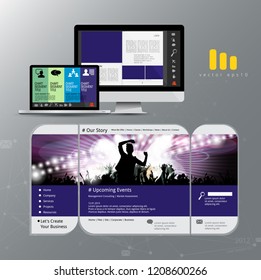 Layout easy to editable, vector