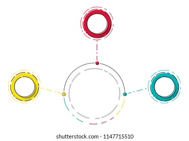 Layout of empty infographic - business concept. Vector.