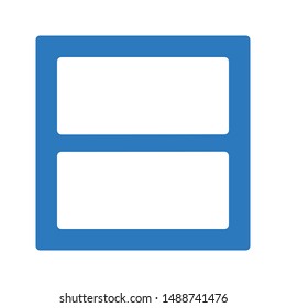 layout glyph colour vector icon