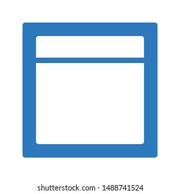 layout glyph colour vector icon