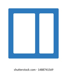 layout glyph colour vector icon