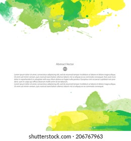 Layout Green Design Paint Splat Creative Bright Colorful Vector Watercolor Scene Useful For Any Project Where A Platter Of Color Makes The Difference Layout Green Design Paint Splat Creative Color Col