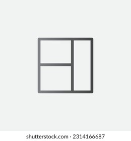 Interfaz de usuario de iconos de la cuadrícula de diseño para el sitio web