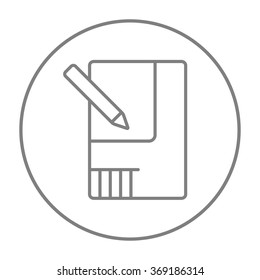Diseño del icono de la línea de casa.