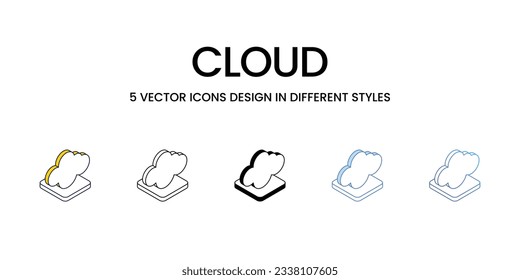 Layout Icon Design in Five style with Editable Stroke. Line, Solid, Flat Line, Duo Tone Color, and Color Gradient Line. Suitable for Web Page, Mobile App, UI, UX and GUI design.