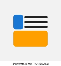 Icono de diseño en estilo plano, uso para presentación de aplicaciones móviles del sitio web