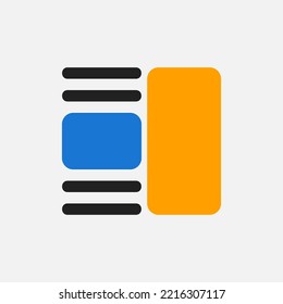 Icono de diseño en estilo plano, uso para presentación de aplicaciones móviles del sitio web