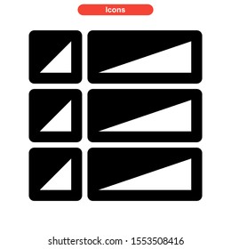 layout icon isolated sign symbol vector illustration - high quality black style vector icons
