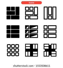 layout icon isolated sign symbol vector illustration - Collection of high quality black style vector icons
