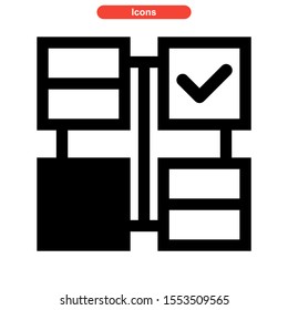 layout icon isolated sign symbol vector illustration - high quality black style vector icons
