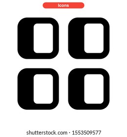 layout icon isolated sign symbol vector illustration - high quality black style vector icons
