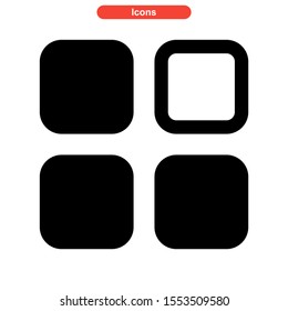 layout icon isolated sign symbol vector illustration - high quality black style vector icons
