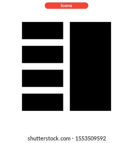 layout icon isolated sign symbol vector illustration - high quality black style vector icons
