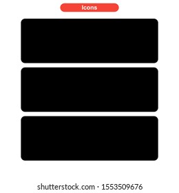 layout icon isolated sign symbol vector illustration - high quality black style vector icons

