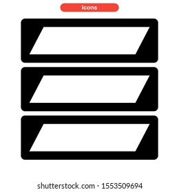 layout icon isolated sign symbol vector illustration - high quality black style vector icons
