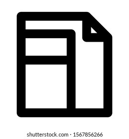 layout icon isolated sign symbol vector illustration - high quality black style vector icons
