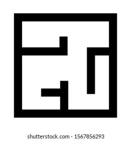 layout icon isolated sign symbol vector illustration - high quality black style vector icons
