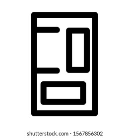 layout icon isolated sign symbol vector illustration - high quality black style vector icons
