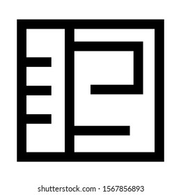 layout icon isolated sign symbol vector illustration - high quality black style vector icons
