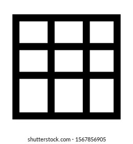 layout icon isolated sign symbol vector illustration - high quality black style vector icons
