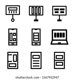 layout icon isolated sign symbol vector illustration - Collection of high quality black style vector icons
